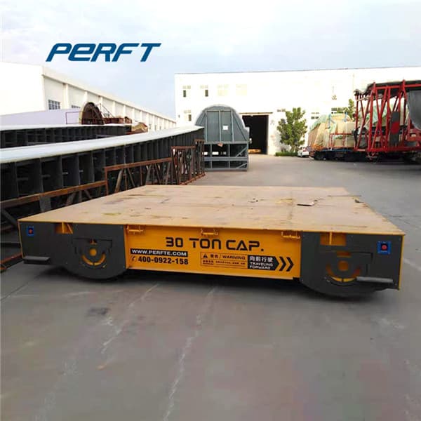 steerable transfer trolley for mechanical equipment workshop 1-500 t